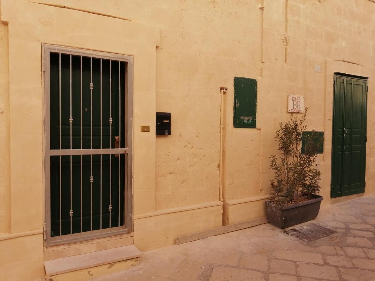 Bed and Breakfast Casa Pata Matera Zewnętrze zdjęcie